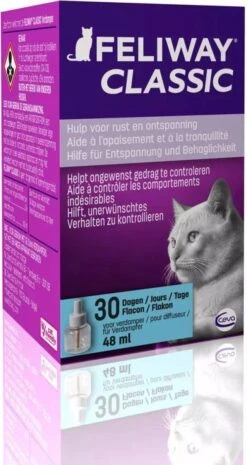 Feliway Classic - Navulling - 48 Ml - Anti-stress Kat 15 Feliway Classic - Navulling - 48 Ml - Anti-stress Kat -Kattenproducten 638x1200