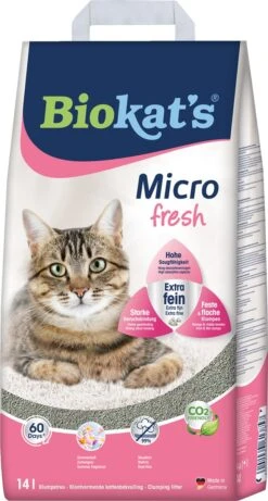 Biokat's Micro Fresh - 14 L - Kattenbakvulling - Klontvormende - Zomergeur 10 Biokat's Micro Fresh - 14 L - Kattenbakvulling - Klontvormende - Zomergeur -Kattenproducten 643x1200 3