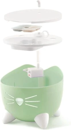 Catit Pixi Fountain - Kattendrinkbak - 20x20x16 Cm Groen 18 Catit Pixi Fountain - Kattendrinkbak - 20x20x16 Cm Groen -Kattenproducten 654x1200