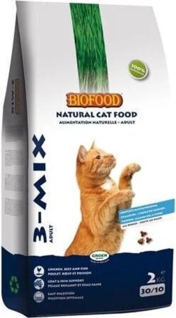 Biofood Kat 3-Mix - Kattenvoer - 10 Kg -Kattenproducten 664x1200 1
