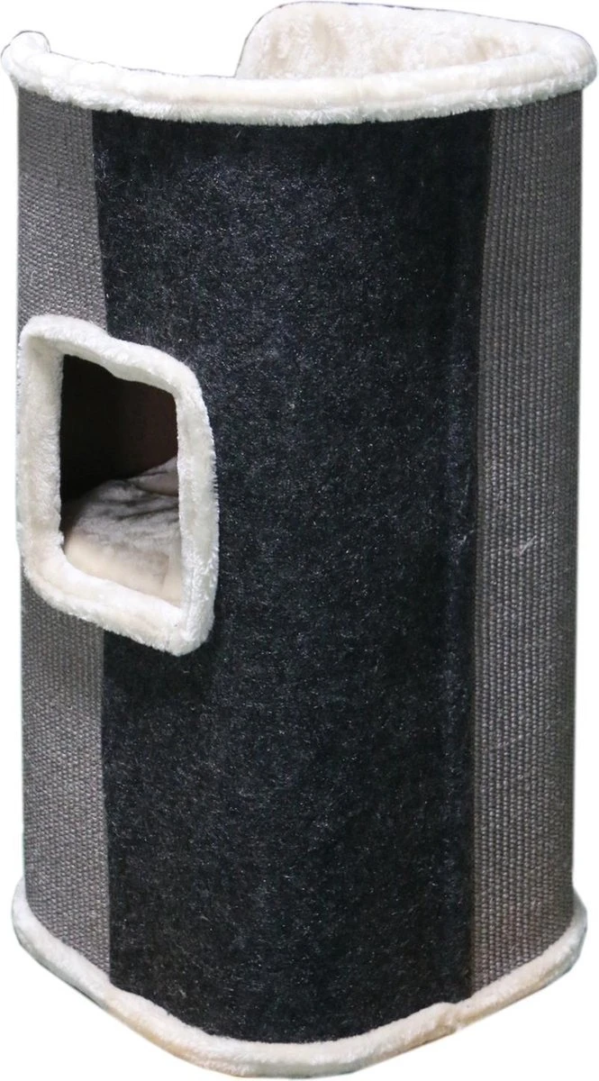 Adori Javana Wit&Grijs&Zwart - - 40x40x78 Cm 4 Adori Javana Wit&Grijs&Zwart - - 40x40x78 Cm - Afbeelding 2