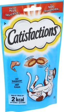 Catisfactions Kattensnack - Zalm - 6 X 60 Gr -Kattenproducten 684x1200 1
