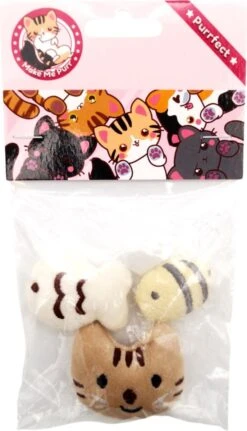 Make Me Purr Mini Dieren Set (3 Stuks) - Kattenspeeltjes Met Catnip Kattenkruid - Kattenspeelgoed - Speelgoed Voor Katten Vissen - Kat Speeltje Vis - Kitten Speeltjes Visjes -Kattenproducten 687x1200 3