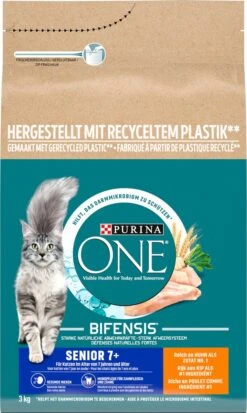 Purina ONE Senior - Kattenvoer Kip & Volkoren Granen - 3 Kg -Kattenproducten 718x1200 3