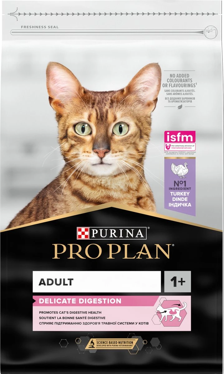 Pro Plan Adult Delicate Digestion - Kattenvoer - Kalkoen - 10 Kg 3 Pro Plan Adult Delicate Digestion - Kattenvoer - Kalkoen - 10 Kg