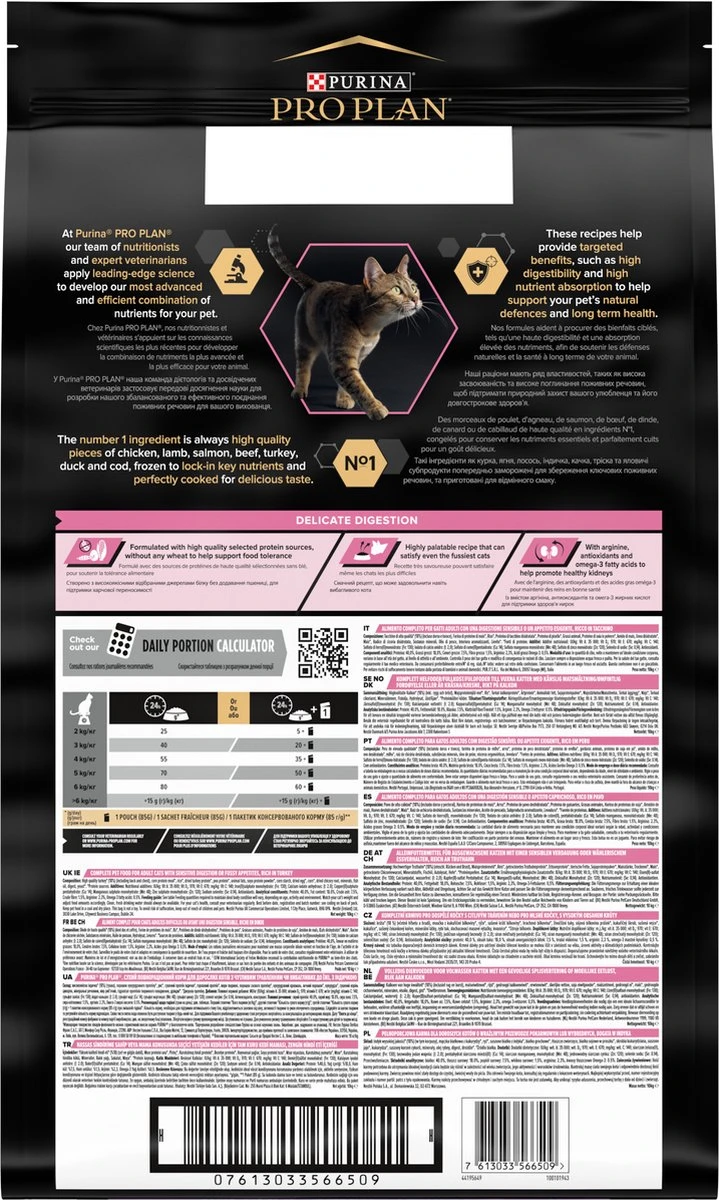 Pro Plan Adult Delicate Digestion - Kattenvoer - Kalkoen - 10 Kg 4 Pro Plan Adult Delicate Digestion - Kattenvoer - Kalkoen - 10 Kg - Afbeelding 2