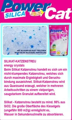 Merkloos PowerCat Silicaat Kattenbakvulling Met Energy Kristallen - 12 X 5L -Kattenproducten 719x1200 6