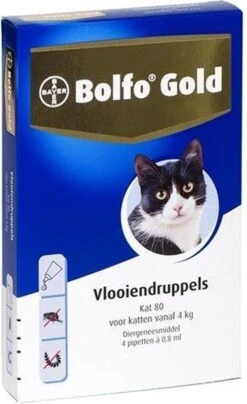 Bayer Bolfo Gold 40 Anti Vlooienmiddel - Kat - 0 Tot 4 Kg - 4 Pipetten 20 Bayer Bolfo Gold 40 Anti Vlooienmiddel - Kat - 0 Tot 4 Kg - 4 Pipetten -Kattenproducten 734x1200 1