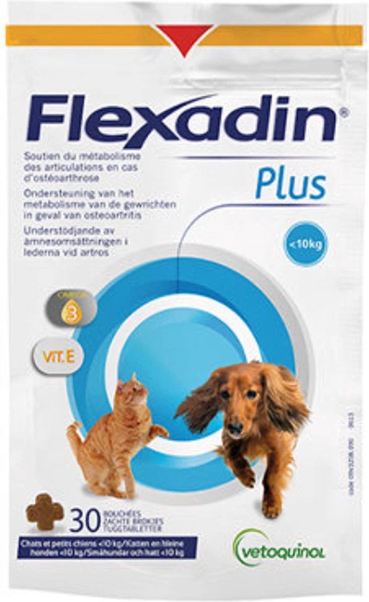 Flexadin Gewricht Supplement Flexadin Plus Kleine Hond En Kat - 90 Brokjes 3 Flexadin Gewricht Supplement Flexadin Plus Kleine Hond En Kat - 90 Brokjes