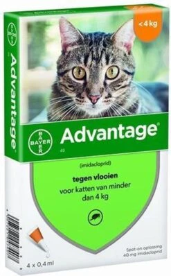Bayer Anti Vlooienmiddel Advantage 80 > 4 Kg - 4 X 0,8 Ml 22 Bayer Anti Vlooienmiddel Advantage 80 > 4 Kg - 4 X 0,8 Ml -Kattenproducten 744x1200