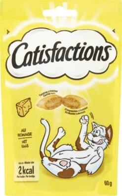 Catisfactions Kattensnoepjes - Kaas - Kattensnack - 60 G - 1 Zakje 15 Catisfactions Kattensnoepjes - Kaas - Kattensnack - 60 G - 1 Zakje -Kattenproducten 746x1200 3