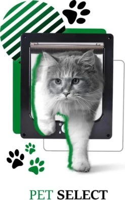 Merkloos Kattenluik Zwart Met Tunnel – 4 Vergrendelingsstanden – Weerbestendig - Maat L 10 Merkloos Kattenluik Zwart Met Tunnel – 4 Vergrendelingsstanden – Weerbestendig - Maat L -Kattenproducten 751x1200 1