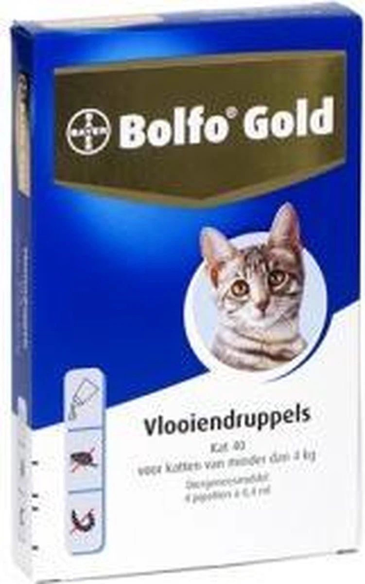 Bayer Bolfo Gold 40 Anti Vlooienmiddel - Kat - 0 Tot 4 Kg - 4 Pipetten 17 Bayer Bolfo Gold 40 Anti Vlooienmiddel - Kat - 0 Tot 4 Kg - 4 Pipetten - Afbeelding 15