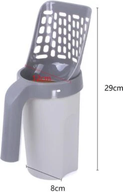 YELÉ LIVING – Kattenbakschep – Haarverwijderaar - Cat Litter Scoop – Kattenbakschep Met Container – Katten – Kattenbak – Grijs/wit – Kattenbak Schep – Grind – Kattengrind – Kattenbak Grind – Poep Zakjes – Afvalcontainer - All-in-1 Kattenbakschep 16 YELÉ LIVING – Kattenbakschep – Haarverwijderaar - Cat Litter Scoop – Kattenbakschep Met Container – Katten – Kattenbak – Grijs/wit – Kattenbak Schep – Grind – Kattengrind – Kattenbak Grind – Poep Zakjes – Afvalcontainer - All-in-1 Kattenbakschep -Kattenproducten 769x1200 2