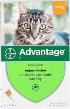 Bayer Advantage 40 Kat 4 Pip - Anti Vlooienmiddel - 2 X 0.4 Ml - 0 - 4 Kg 7 Bayer Advantage 40 Kat 4 Pip - Anti Vlooienmiddel - 2 X 0.4 Ml - 0 - 4 Kg -Kattenproducten 771x1200 2