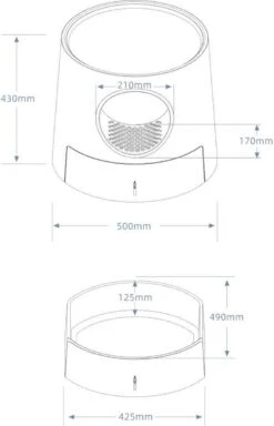 A Sunny Day Kattenbak Met Lade, Bedje En Krabplank - Inclusief Schepje - Design Kattenbak - Wit - Dichte Kattenbak - Kattenbak Gesloten 25 A Sunny Day Kattenbak Met Lade, Bedje En Krabplank - Inclusief Schepje - Design Kattenbak - Wit - Dichte Kattenbak - Kattenbak Gesloten -Kattenproducten 771x1200 3