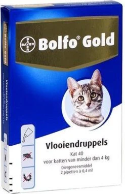 Bayer Bolfo Gold 40 Anti Vlooienmiddel - Kat - 0 Tot 4 Kg - 4 Pipetten 22 Bayer Bolfo Gold 40 Anti Vlooienmiddel - Kat - 0 Tot 4 Kg - 4 Pipetten -Kattenproducten 776x1200 4