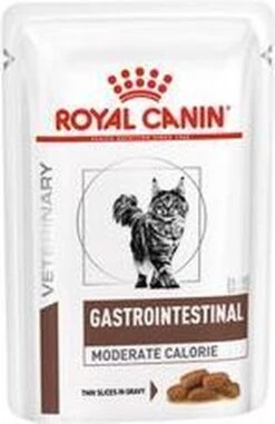 Royal Canin Gastro Intestinal Moderate Calorie Kat 12x85 Gr. 27 Royal Canin Gastro Intestinal Moderate Calorie Kat 12x85 Gr. -Kattenproducten 777x1200
