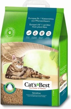 Cat's Best Sensitive - Kattenbakvulling - 20 L -Kattenproducten 779x1200
