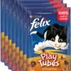Felix PlayTubes - Kattensnacks - Kip & Lever - 8 X 50g 1 Felix PlayTubes - Kattensnacks - Kip & Lever - 8 X 50g -Kattenproducten 783x1200 2