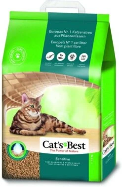 Cat's Best Sensitive - Kattenbakvulling - 20 L -Kattenproducten 785x1200 2