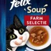 Felix Soup Vlees Selectie - Katten Natvoer - 24 X 48g 1 Felix Soup Vlees Selectie - Katten Natvoer - 24 X 48g -Kattenproducten 807x1200