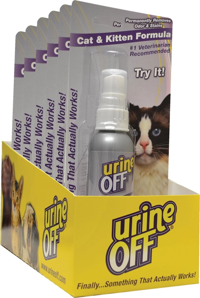 Urine Off - Geur En Vlekverwijderaar Voor Kitten En Kat Urine 118 Ml 5 Urine Off - Geur En Vlekverwijderaar Voor Kitten En Kat Urine 118 Ml - Afbeelding 3