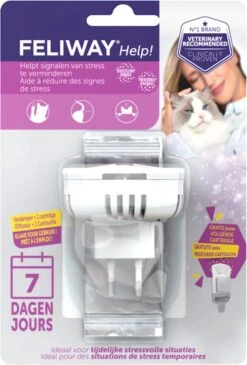 Feliway Help! - Verdamper + Cartridge - 7 Dagen - Kat - Tijdelijke Spannende Situaties Voor Je Kat 19 Feliway Help! - Verdamper + Cartridge - 7 Dagen - Kat - Tijdelijke Spannende Situaties Voor Je Kat -Kattenproducten 813x1200