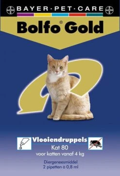 Bayer Bolfo Gold 80 Anti Vlooienmiddel - Kat - >4 Kg - 2 Pipetten 9 Bayer Bolfo Gold 80 Anti Vlooienmiddel - Kat - >4 Kg - 2 Pipetten -Kattenproducten 820x1200