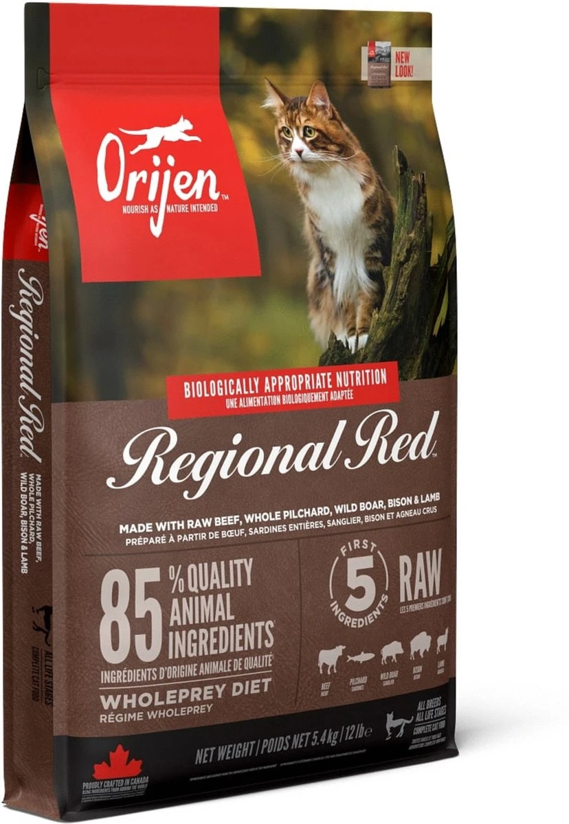 Orijen Regional Red Cat - Kattenvoer - 5.4 Kg 5 Orijen Regional Red Cat - Kattenvoer - 5.4 Kg - Afbeelding 3