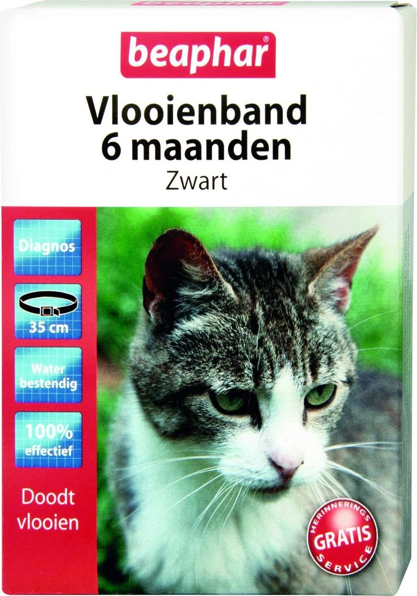 Beaphar Vlooienband Kat - Vlooienbestrijding - Zwart 9 Beaphar Vlooienband Kat - Vlooienbestrijding - Zwart - Afbeelding 7