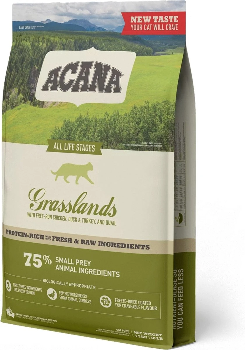 Acana Cat Grasslands 4,5 Kg - Kat 5 Acana Cat Grasslands 4,5 Kg - Kat - Afbeelding 3
