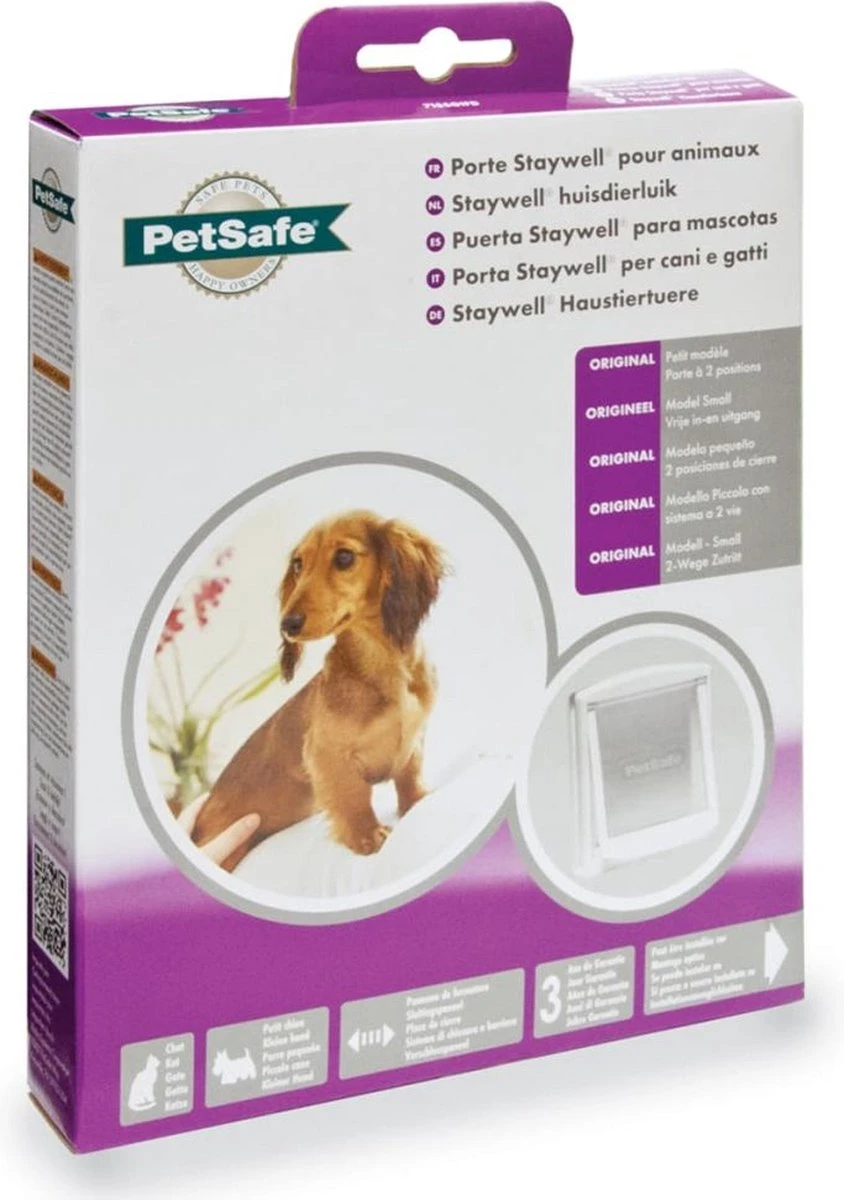Petsafe 700 Kattenluik - S - Wit - 18.5 X 15.8 Cm 5 Petsafe 700 Kattenluik - S - Wit - 18.5 X 15.8 Cm - Afbeelding 3