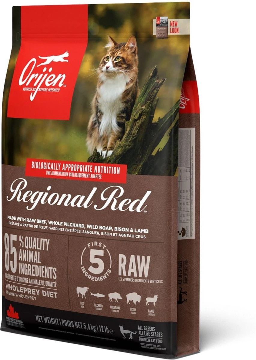 Orijen Regional Red Cat - Kattenvoer - 5.4 Kg 15 Orijen Regional Red Cat - Kattenvoer - 5.4 Kg - Afbeelding 13
