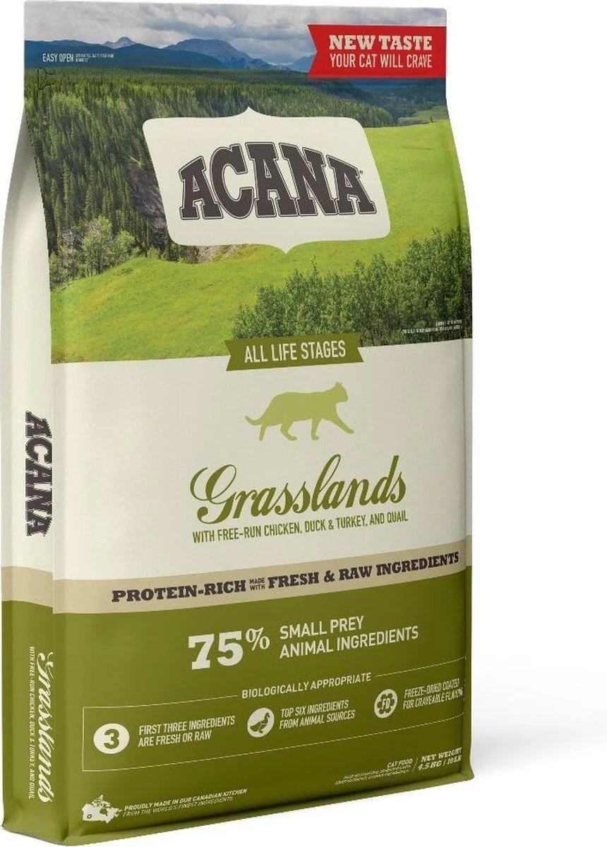 Acana Cat Grasslands 4,5 Kg - Kat 3 Acana Cat Grasslands 4,5 Kg - Kat