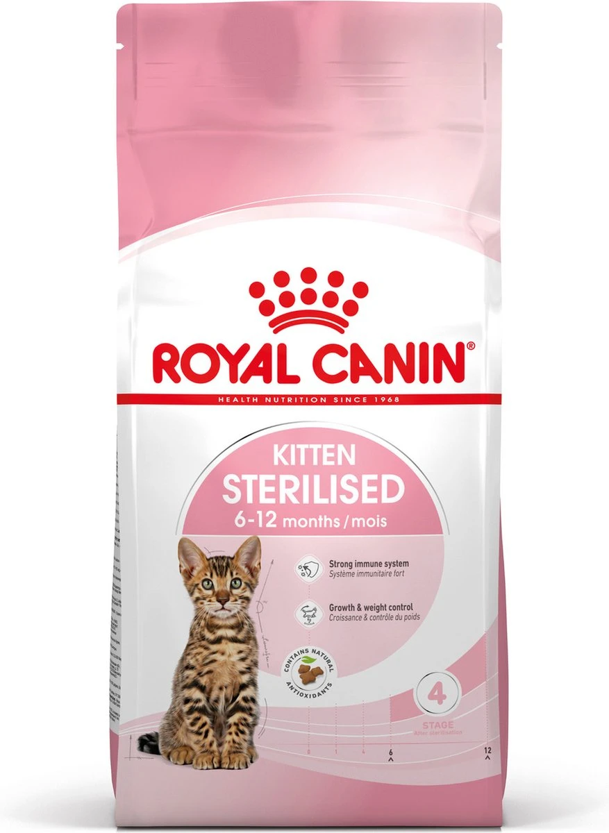 Royal Canin Kitten Sterilised - Kattenvoer - 3,5 Kg 16 Royal Canin Kitten Sterilised - Kattenvoer - 3,5 Kg - Afbeelding 14