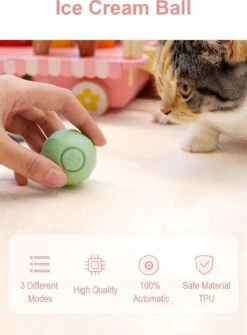 Cheerble | Mini Bal 3.0 | Roze | Zelf Rollende Bal Voor Katten | 3 Automatische Speelmodi | Interactief En Intelligentie Kattenspeelgoed | Kattenspeeltje 18 Cheerble | Mini Bal 3.0 | Roze | Zelf Rollende Bal Voor Katten | 3 Automatische Speelmodi | Interactief En Intelligentie Kattenspeelgoed | Kattenspeeltje -Kattenproducten 885x1200 1
