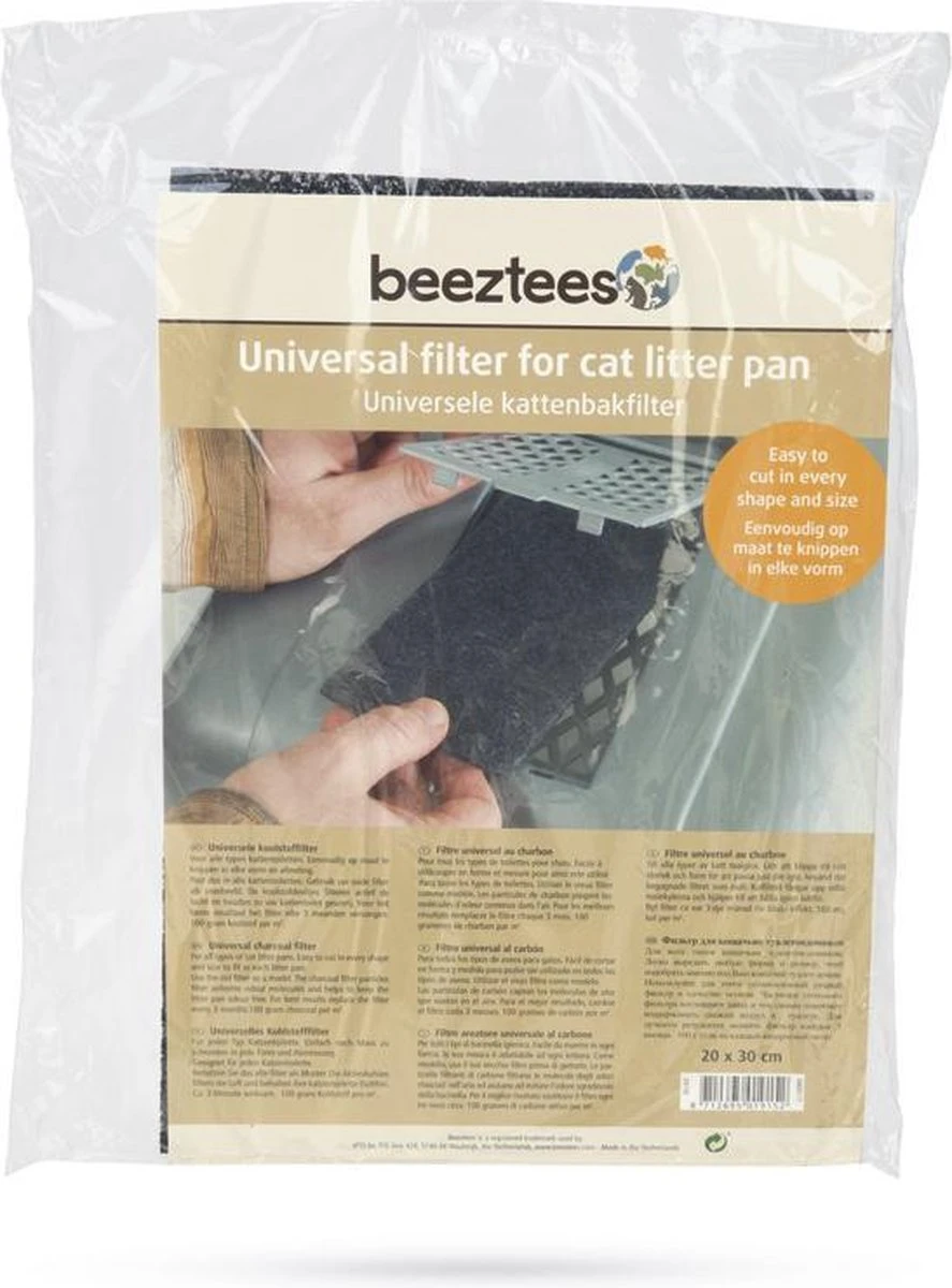 Beeztees Filter - Kattenbak - Universeel - 20x30 Cm 3 Beeztees Filter - Kattenbak - Universeel - 20x30 Cm