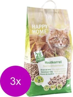 Happy Home Natural Wood - Kattenbakvulling - 3 X 20 L 6 Happy Home Natural Wood - Kattenbakvulling - 3 X 20 L -Kattenproducten 902x1200 1