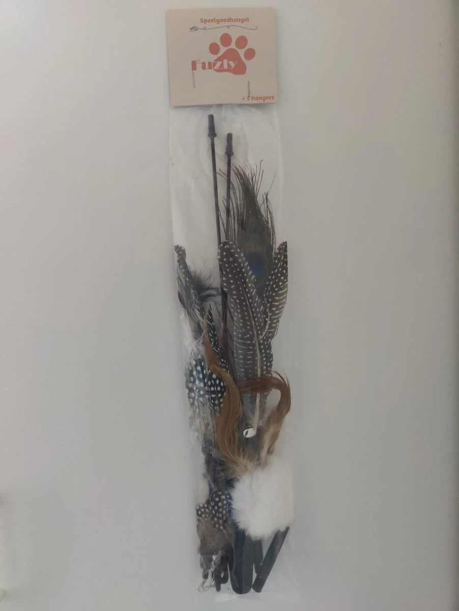 FUZLY - Kattenspeelgoed - Hengel Met Veer - Hengel Met 5 Opzetstukjes - Kattenspeeltjes - Bewegend Kattenspeelgoed- Kattenspeeltjes Intelligentie - Kattenhengel - Kattenspeeltje Interactief 5 FUZLY - Kattenspeelgoed - Hengel Met Veer - Hengel Met 5 Opzetstukjes - Kattenspeeltjes - Bewegend Kattenspeelgoed- Kattenspeeltjes Intelligentie - Kattenhengel - Kattenspeeltje Interactief - Afbeelding 3