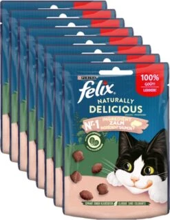 Felix Naturally Delicious Zalm & Spinazie - Kattensnacks - 8 X 50g 15 Felix Naturally Delicious Zalm & Spinazie - Kattensnacks - 8 X 50g -Kattenproducten 930x1200 1