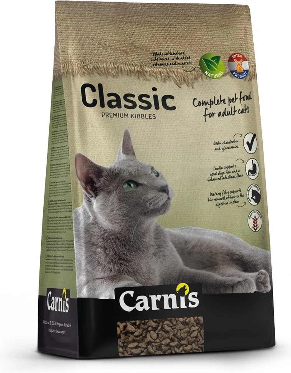 Carnis Kattenvoer Classic 7 Kg - Kat 3 Carnis Kattenvoer Classic 7 Kg - Kat