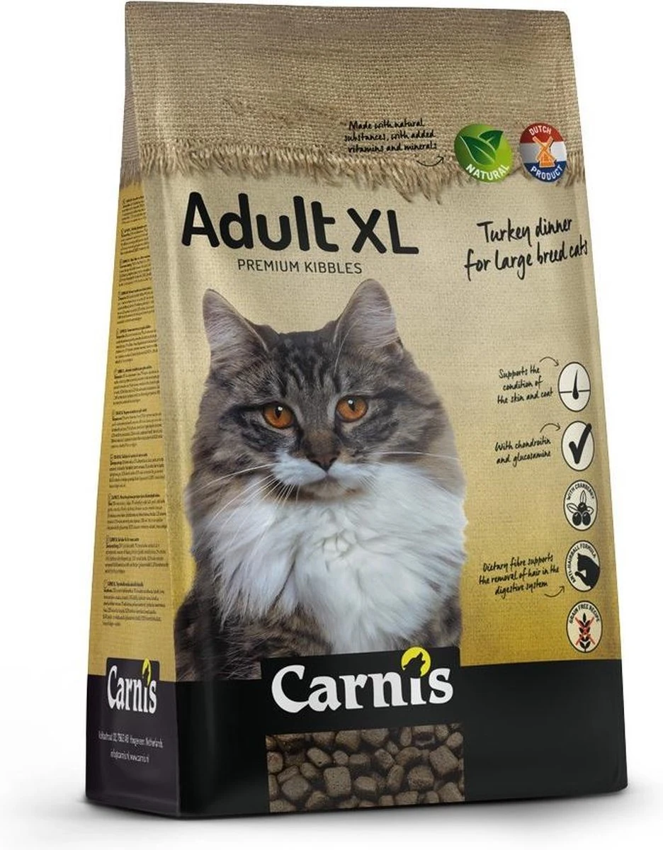 Carnis Kattenvoer Adult XL 7 Kg - Kat 3 Carnis Kattenvoer Adult XL 7 Kg - Kat