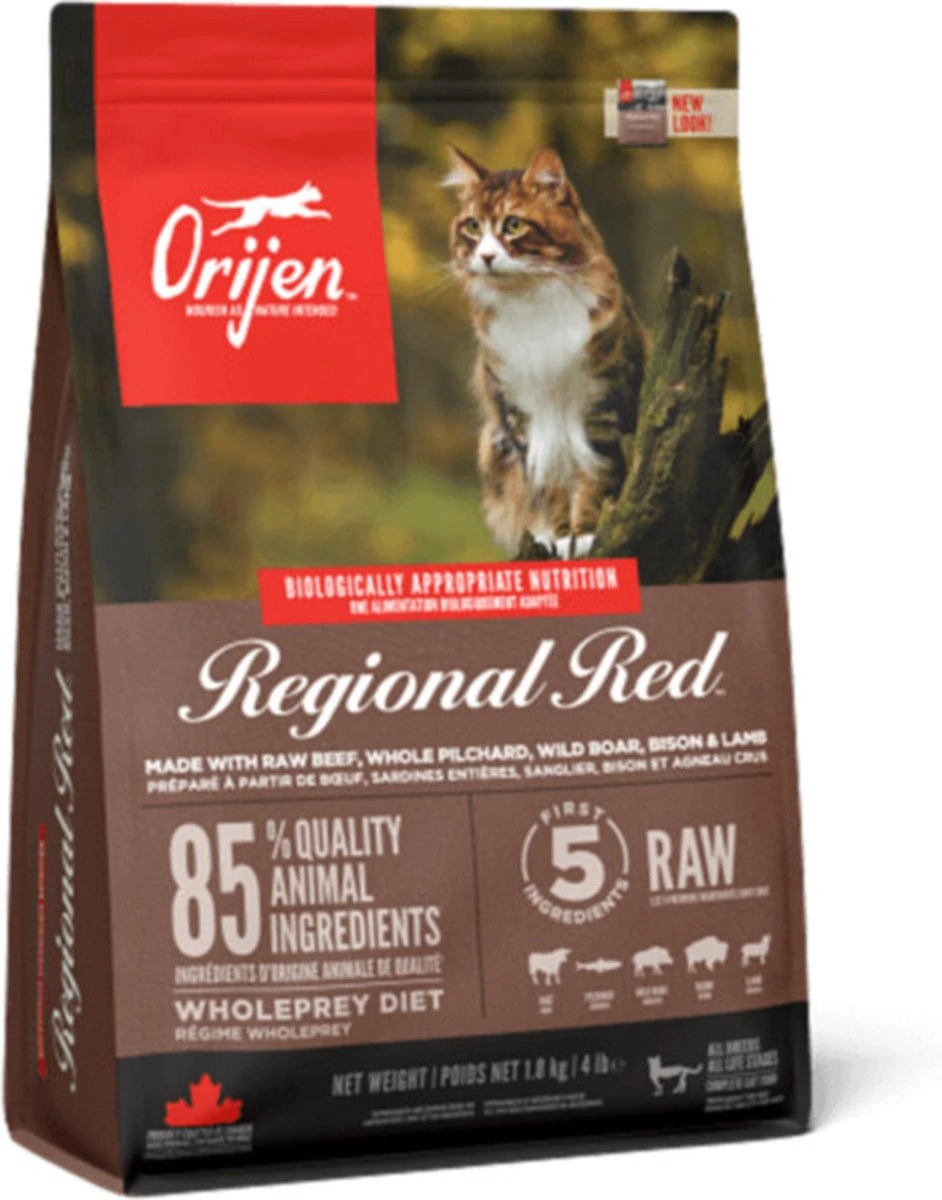 Orijen Regional Red Cat - Kattenvoer - 5.4 Kg 18 Orijen Regional Red Cat - Kattenvoer - 5.4 Kg - Afbeelding 16