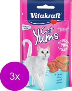Vitakraft Cat Yums - Kat - Snack - Zalm - 3 X 40 Gr 7 Vitakraft Cat Yums - Kat - Snack - Zalm - 3 X 40 Gr -Kattenproducten 946x1200 1