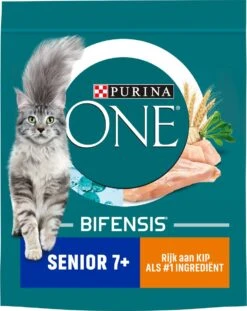 Purina ONE Senior - Kattenvoer Kip & Volkoren Granen - 3 Kg -Kattenproducten 952x1200
