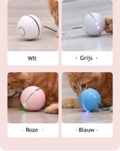 Otiume Elektrische Speelbal - Slimme Interactieve Zelfrollende Bal - Speelgoed Voor Katten - Kattenspeelgoed - Blauw 16 Otiume Elektrische Speelbal - Slimme Interactieve Zelfrollende Bal - Speelgoed Voor Katten - Kattenspeelgoed - Blauw -Kattenproducten 956x1200 1