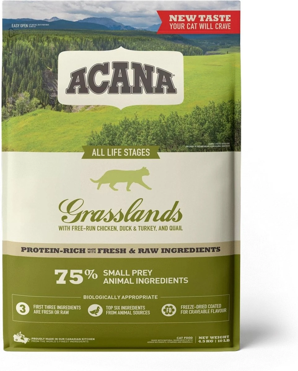 Acana Cat Grasslands 4,5 Kg - Kat 12 Acana Cat Grasslands 4,5 Kg - Kat - Afbeelding 10