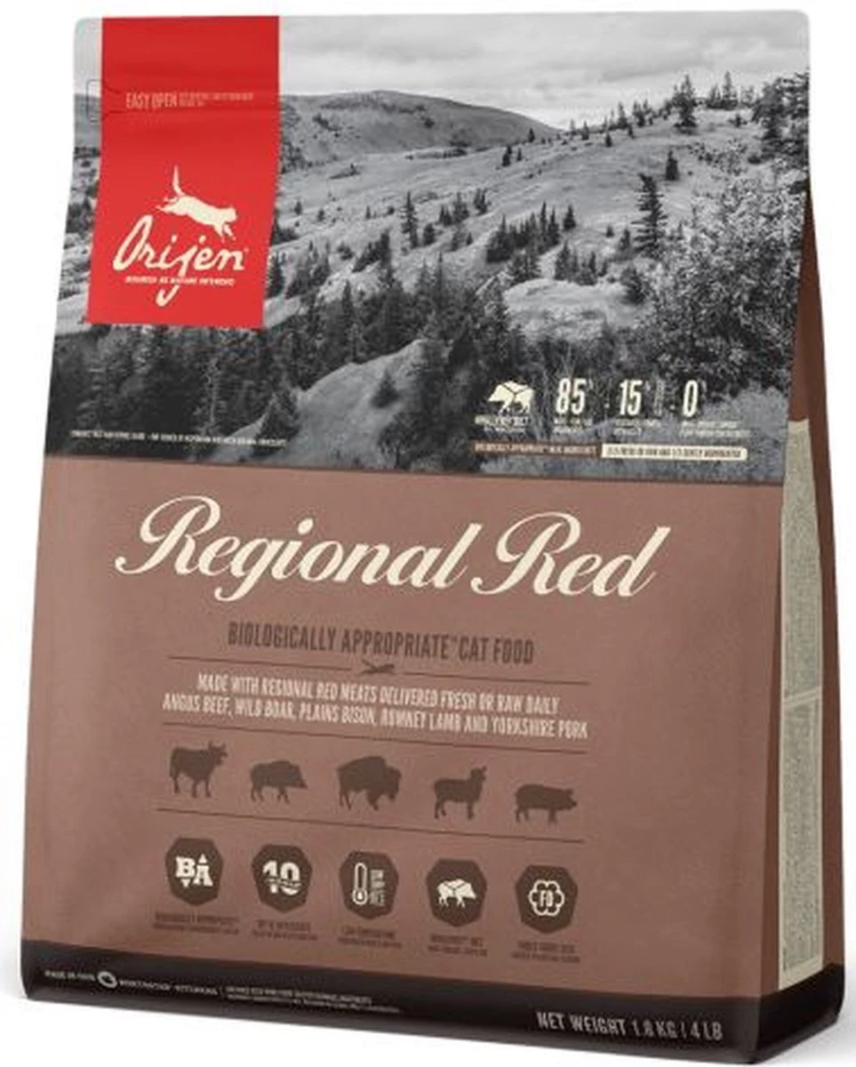 Orijen Regional Red Cat - Kattenvoer - 5.4 Kg 10 Orijen Regional Red Cat - Kattenvoer - 5.4 Kg - Afbeelding 8