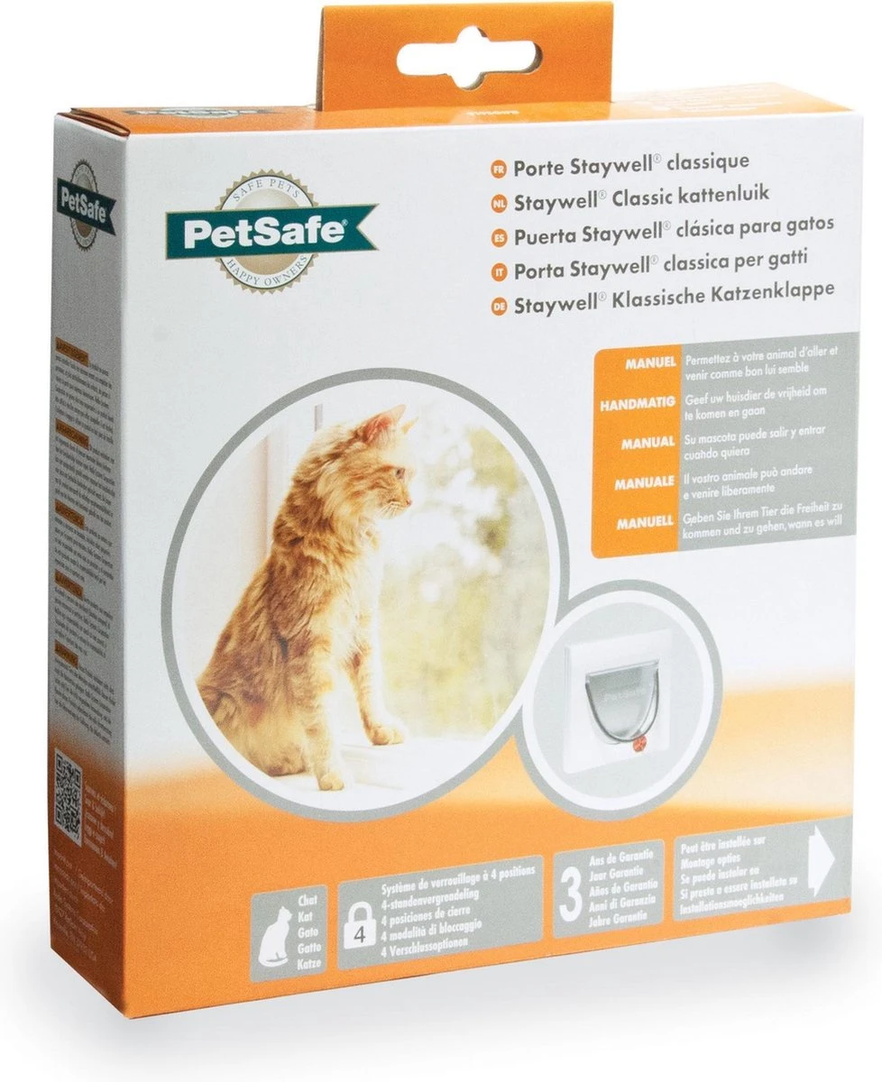Petsafe 917 Classic - Incl. Tunnel - Wit - Kattenluik - Ø 22.4 Cm 9 Petsafe 917 Classic - Incl. Tunnel - Wit - Kattenluik - Ø 22.4 Cm - Afbeelding 7